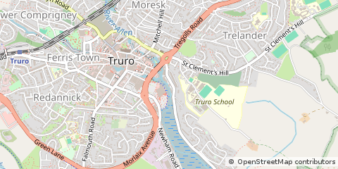 Map of Truro