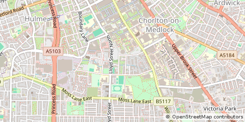 Map of Manchester