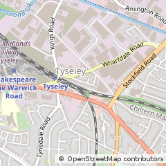 Map of Birmingham, West Midlands