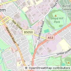 Map of Stoke-on-Trent