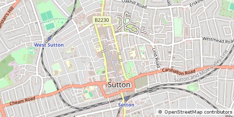 Map of Sutton