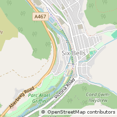 Map of Abertillery