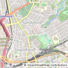 Map of Newcastle Upon Tyne