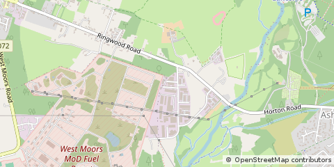 Map of Wimborne, Dorset