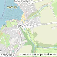 Map of Wadebridge, Cornwall