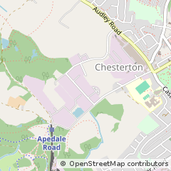 Map of Newcastle Under Lyme, Staffs