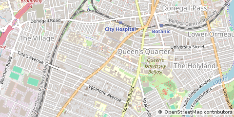 Map of Belfast