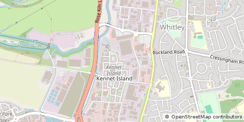 Map of Reading, Berkshire