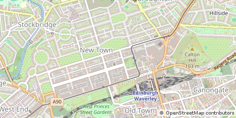 Map of Edinburgh