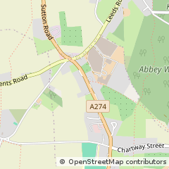 Map of Maidstone, Kent