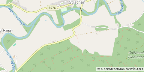 Map of Banchory, Kincardineshire