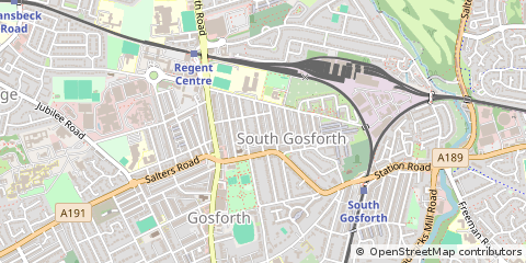 Map of Newcastle Upon Tyne