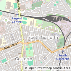 Map of Newcastle Upon Tyne
