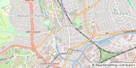 Map of Nottingham