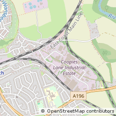 Map of Morpeth
