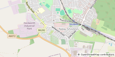 Map of Shildon