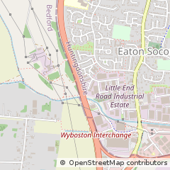 Map of ST Neots, Cambridgeshire