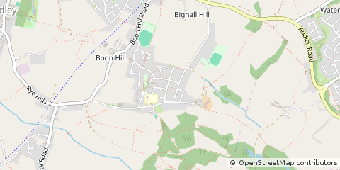 Map of Stoke-on-Trent, Staffordshire