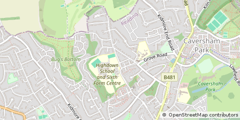 Map of Reading