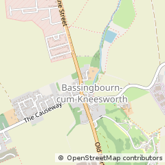 Map of Bassingbourn, Cambridgeshire