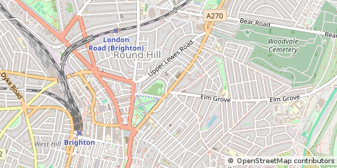 Map of Brighton