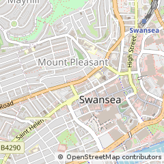 Map of Swansea