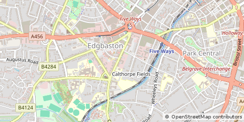 Map of Birmingham