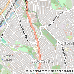 Map of Sheffield