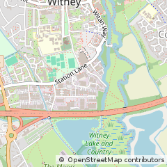 Map of Witney, Oxfordshire