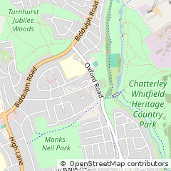 Map of Stoke on Trent, Staffordshire