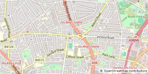 Map of Birmingham