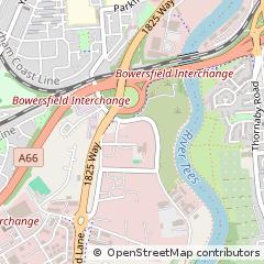 Map of Stockton-on-Tees
