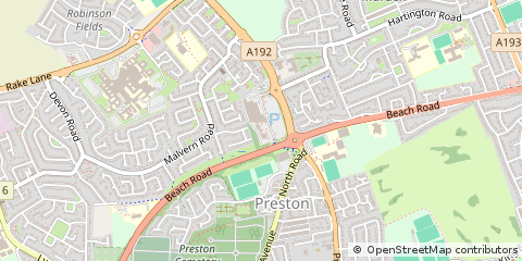 Map of North Shields