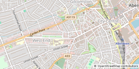 Map of Aberdeen