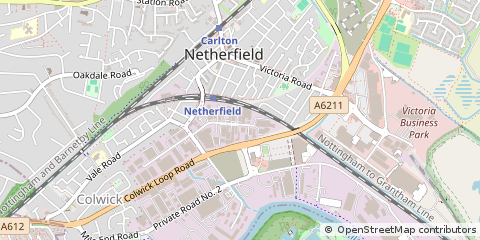 Map of Nottingham