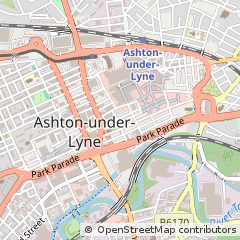 Map of Ashton Under Lyne