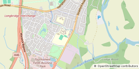 Map of Warwick