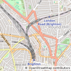 Map of Brighton, East Sussex
