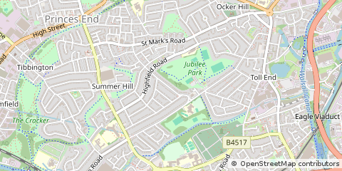 Map of Tipton