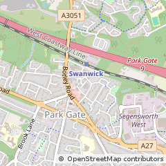 Map of Southampton, Hampshire