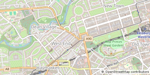 Map of Edinburgh