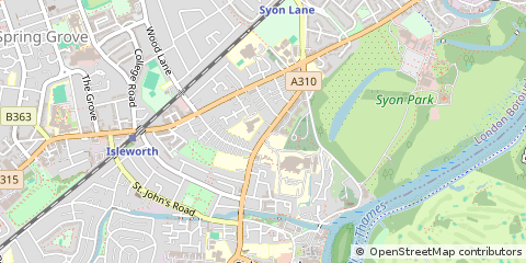 Map of Isleworth
