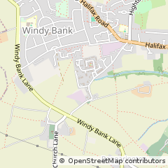 Map of Liversedge, West Yorkshire