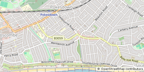 Map of Bournemouth