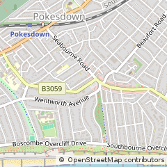 Map of Bournemouth