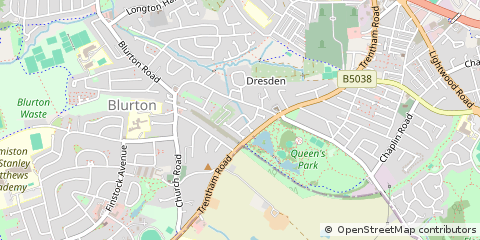 Map of Stoke-on-Trent