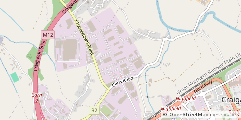 Map of Portadown, Co Armagh
