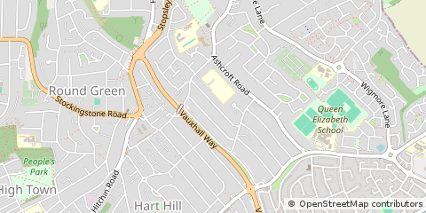 Map of Luton