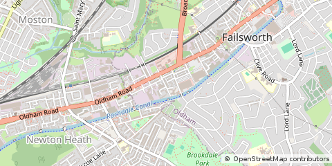 Map of Manchester