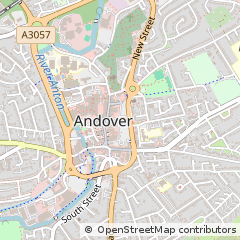 Map of Andover, Hampshire
